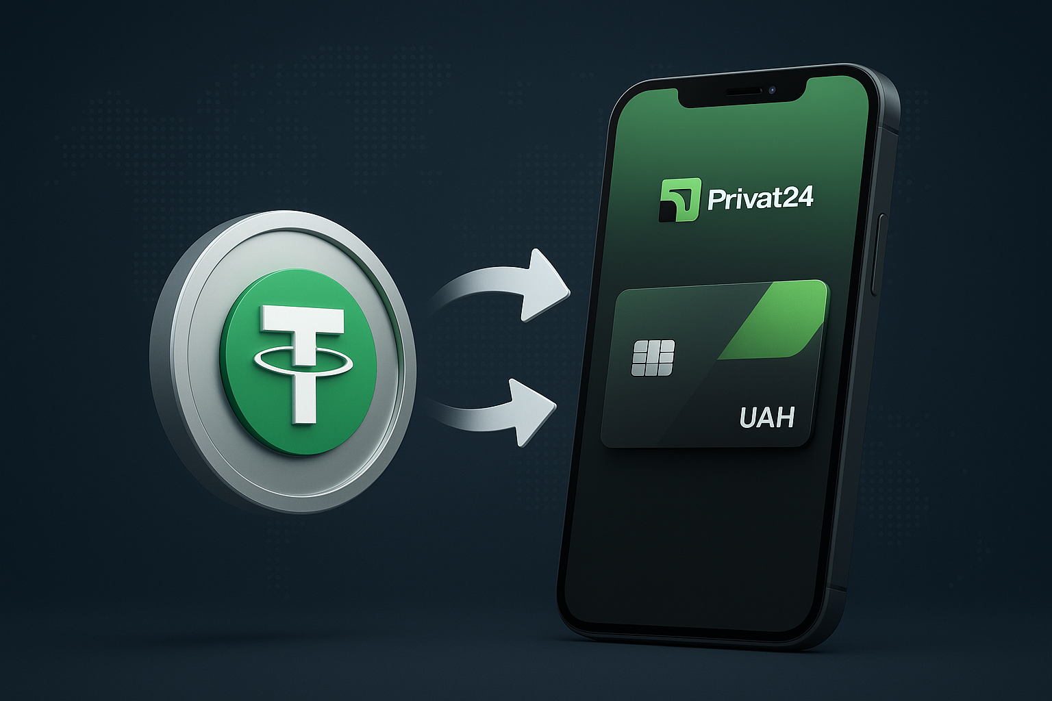 Обмен USDT TRC-20 на Privat24 — Ecash Expert